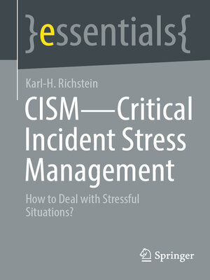 cover image of CISM--Critical Incident Stress Management